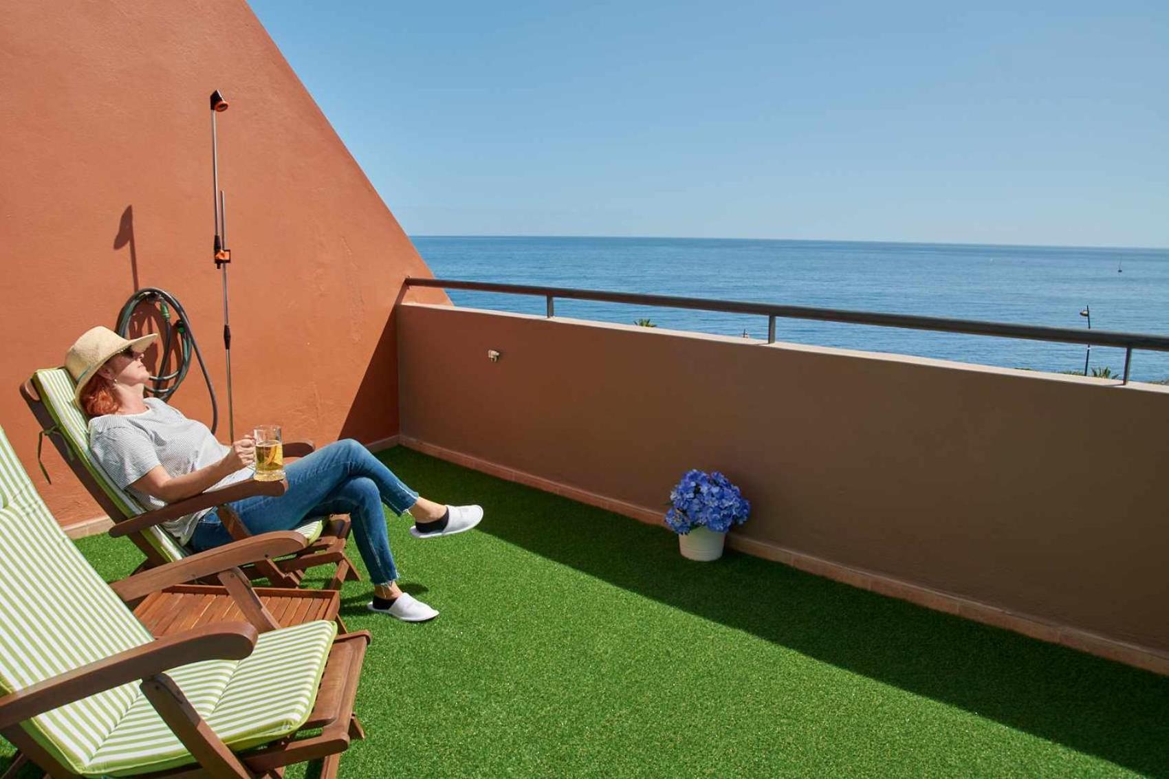 Bonita Vivienda Con Vistas Al Mar Playawifi Apartment Radazul Exterior photo