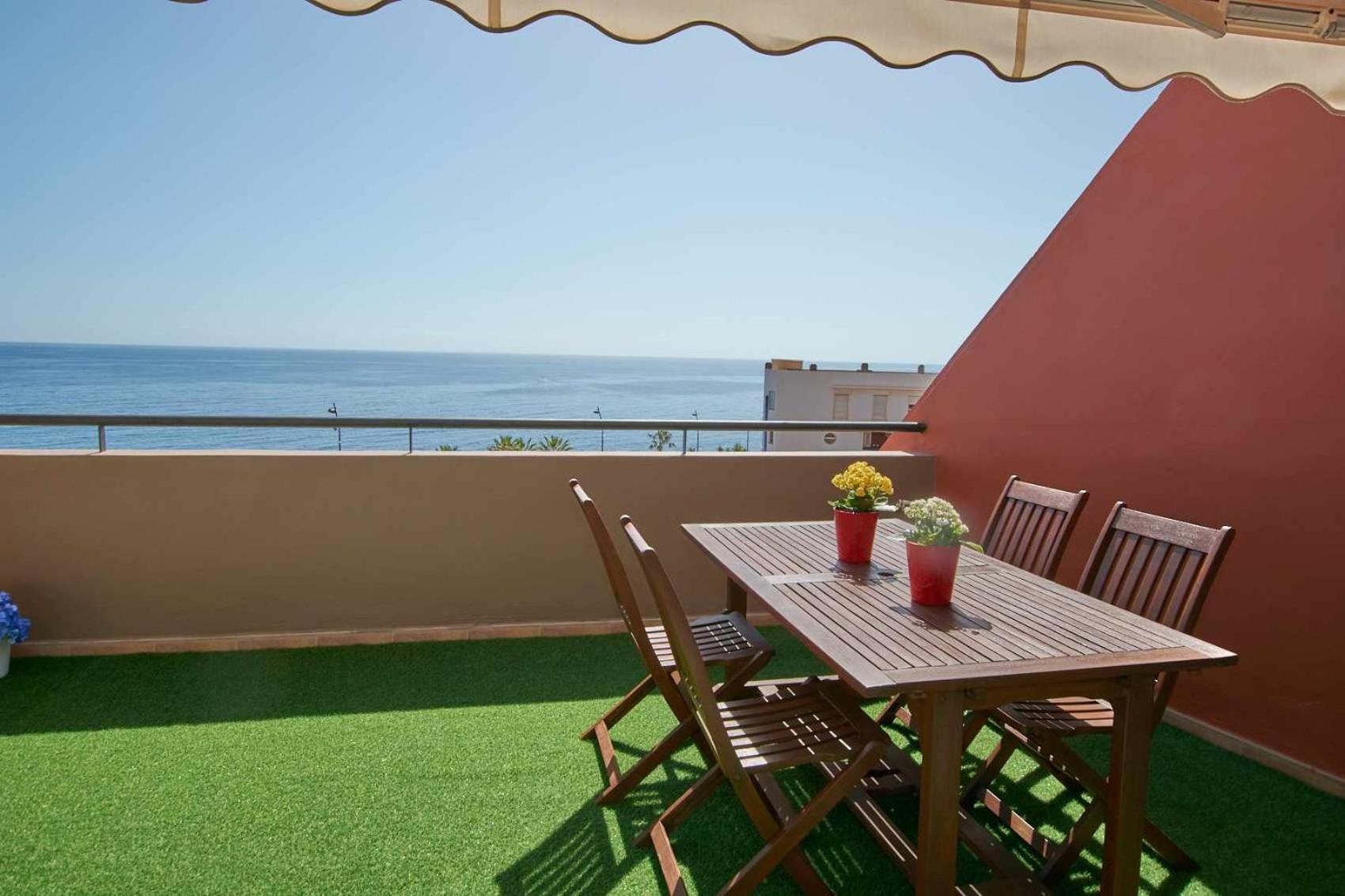 Bonita Vivienda Con Vistas Al Mar Playawifi Apartment Radazul Exterior photo
